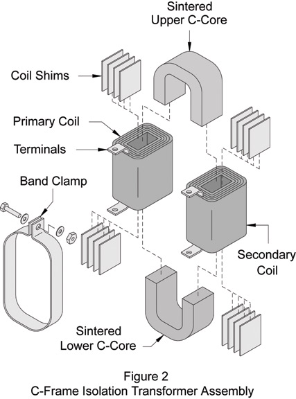 C-Frame Isolation Transformer Assembly