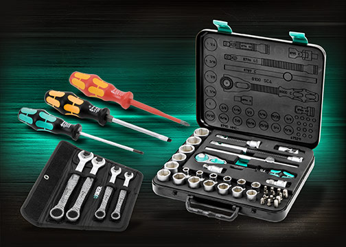 Wera tool kit, designed for optimum ergonomics 