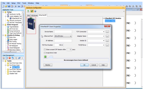 How to configure Ethernet/IP Scanner