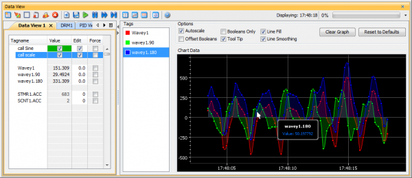 PLC Software - histogram