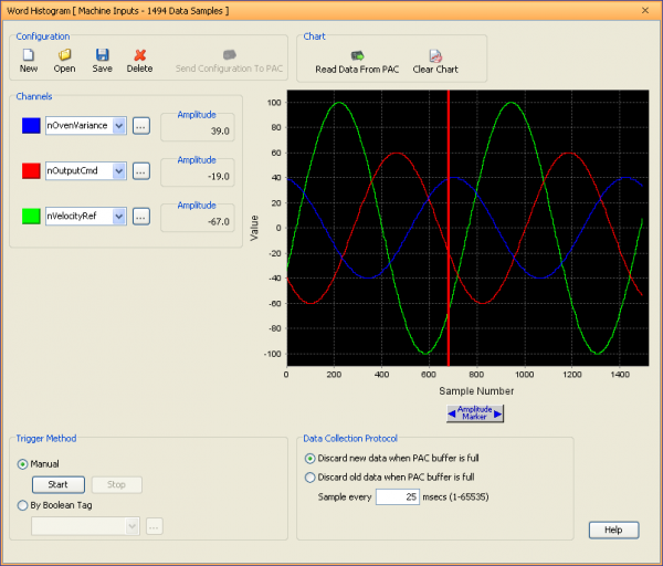 PLC Software - histogram