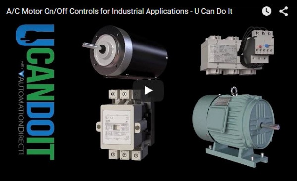 AC Motor On/Off Controls - U Can Do It