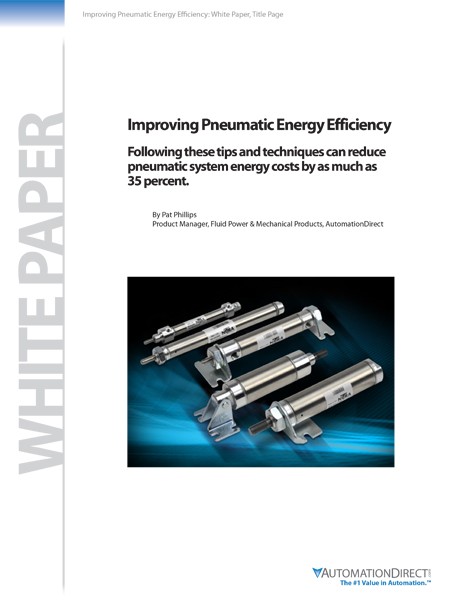 Pneumatic Energy Efficiency White Paper