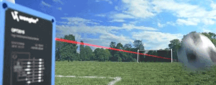 Sports distance measuring with laser