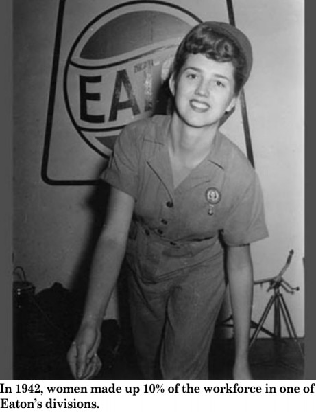 Eaton 1942 women in the workforce