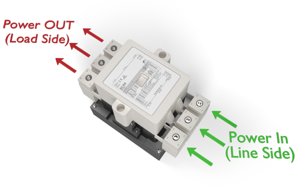 ac motor on/off controls