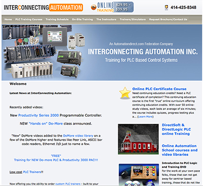 Online training website