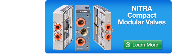 NITRA Compact Modular Pneumatic Valves