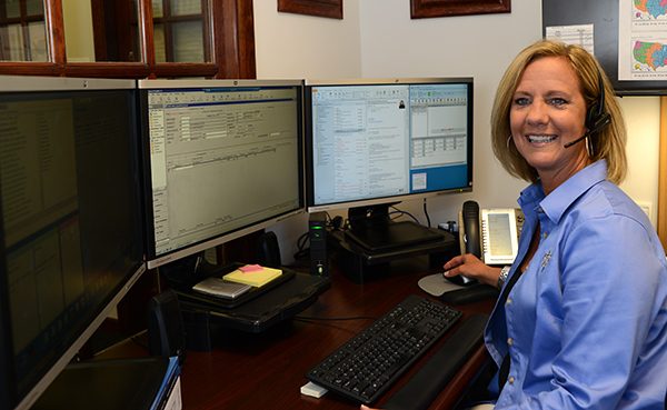AutomationDirect employee taking online order