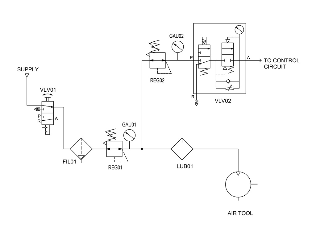 Combining Components in Pneumatic Systems Designs