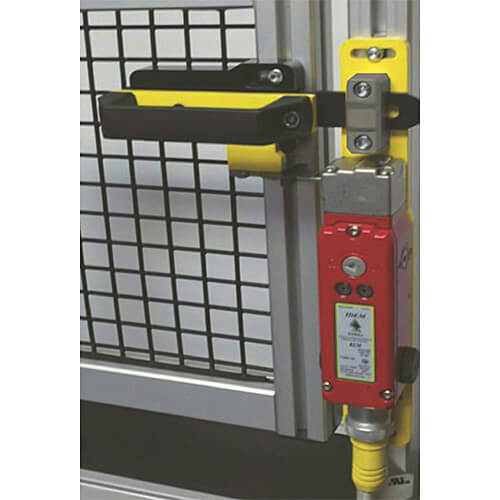 example of a safety locking switch in use