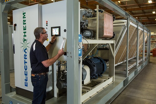 using a power generator to manage waste heat