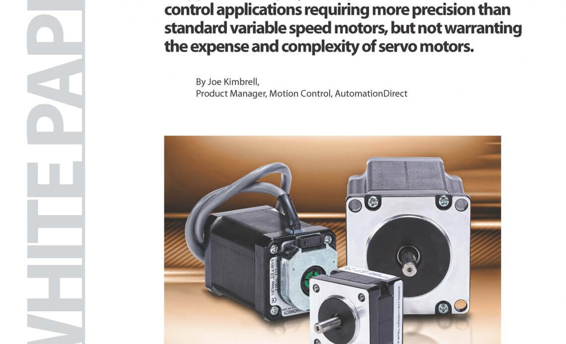 White Paper: When to Use Steppers for Motion Control