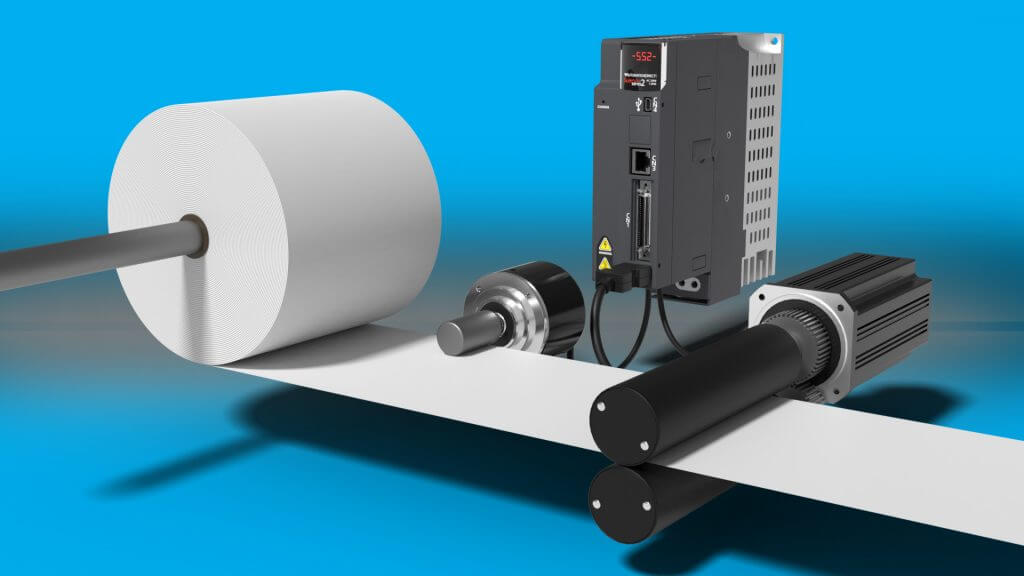 servo motor in action 