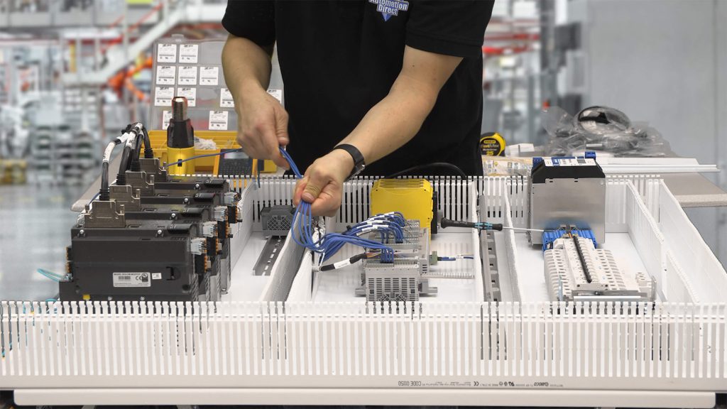testing a control cabinet
