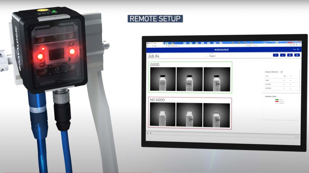 Image displays example of how Datalogic Smart-VS can be configured.
