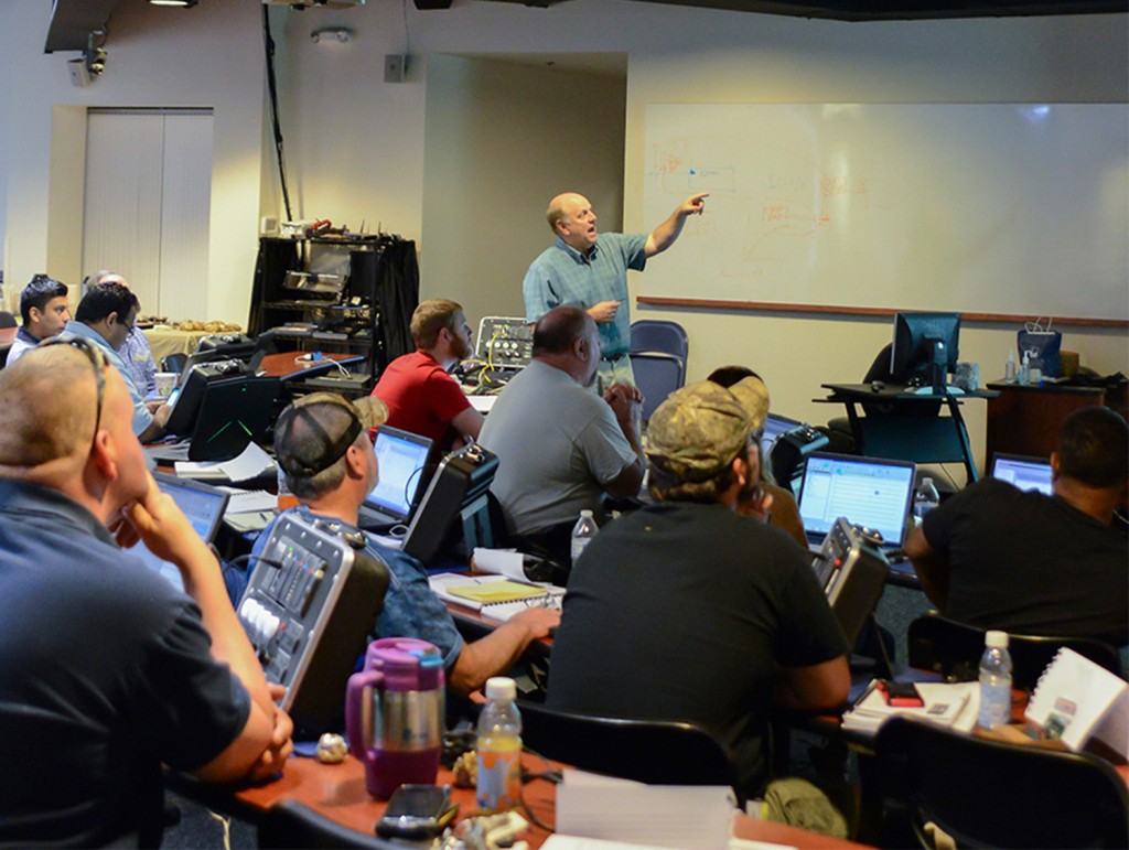Doug Bell teaching a class