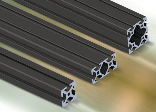 SureFrame Black Anodized T-slotted Rails