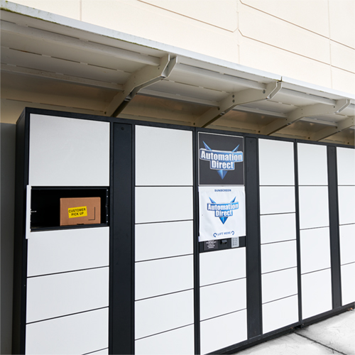 Locker with box