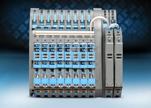 Gladiator GECP series modular 12/24 VDC circuit protectors