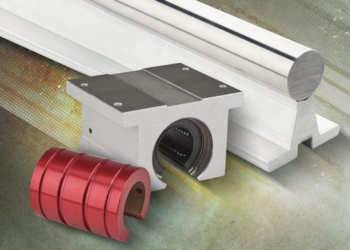 PBC linear shafts, bearings, and shaft supports