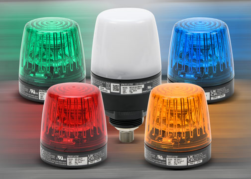 Patlite NE series visual and audible-visual signaling beacons