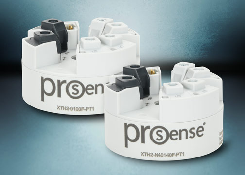 ProSense XTH2 series fixed range, head-mounted temperature transmitters