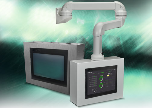 Saginaw HMI Enclosures and Suspension Arm Systems