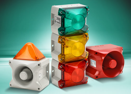 Pfannenberg PYRA and PATROL series heavy-duty signal beacons