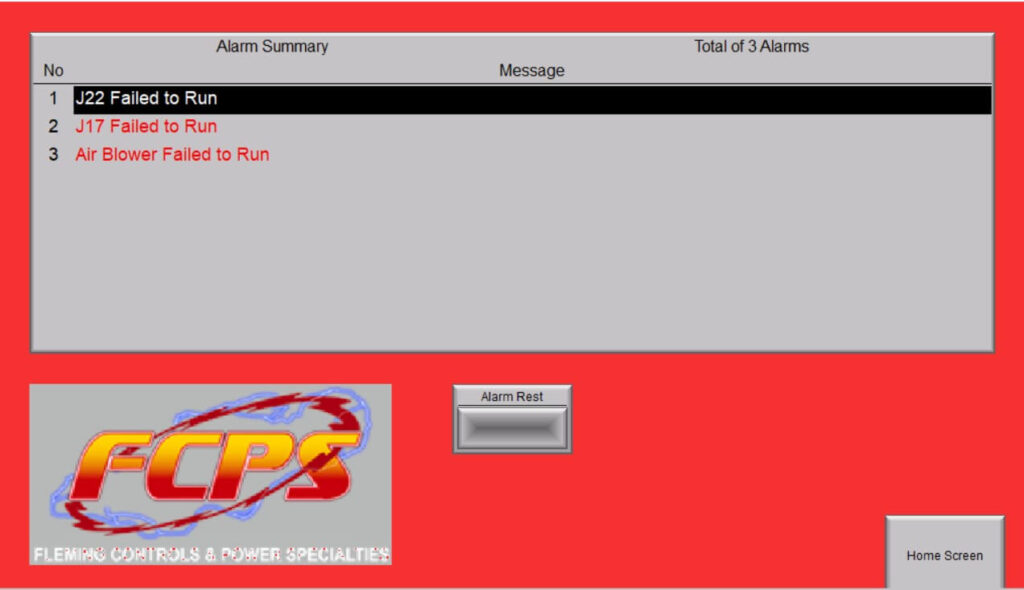 HMI screen