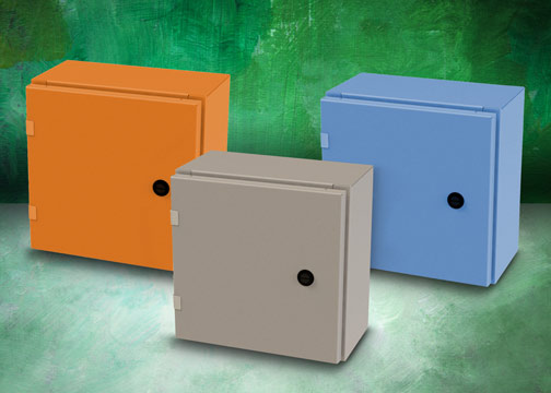 Photo of custom painted enclosures