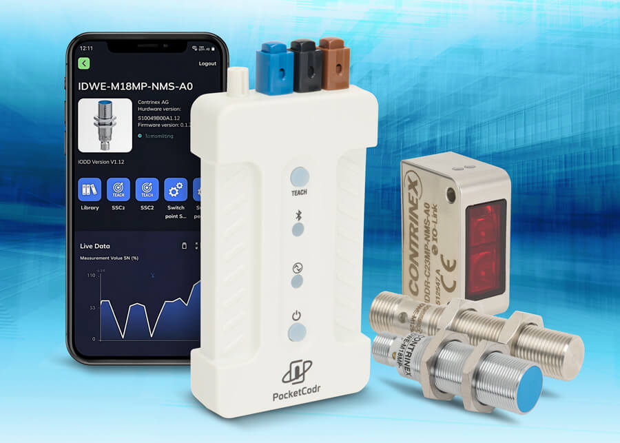 AutomationDirect now offers Contrinex IO-Link smart proximity and photoelectric sensors that provide advanced processing functions.