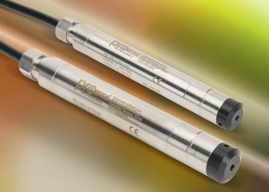 AutomationDirect has added ProSense SBLT series small bore submersible level sensors which deliver precision, reliability, and durability for challenging water level measurement applications.