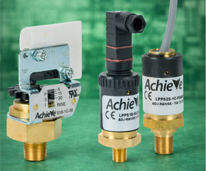 New AchieVe Pressure Switches at AutomationDirect