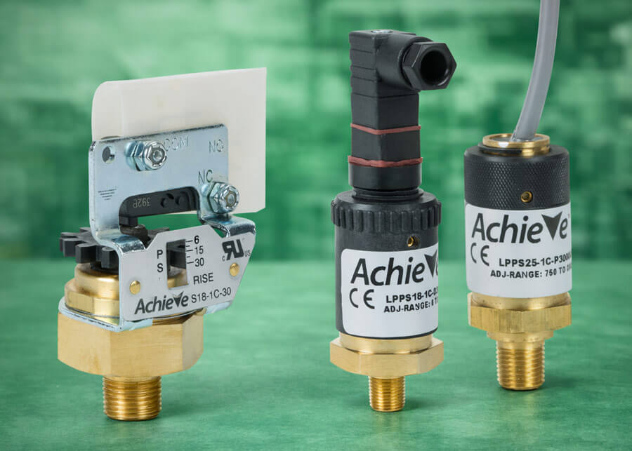 AutomationDirect now offers AchieVe LPPS and S18-1C mechanical pressure switches which deliver rugged, reliable pressure sensing for demanding industrial applications.