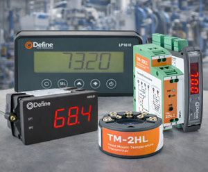 Define Instruments Panel Meters & Signal Conditioners