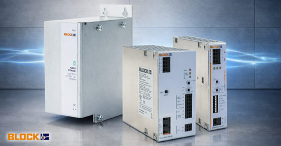 BLOCK Power Advanced Series Power Supplies with Battery Control / UPS