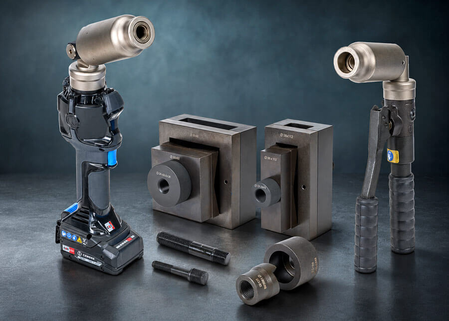 AutomationDirect now offers Cembre hydraulic knockout punching equipment and accessories that produce fast, clean, and accurate cutouts in multiple material types, removing the need for secondary finishing.