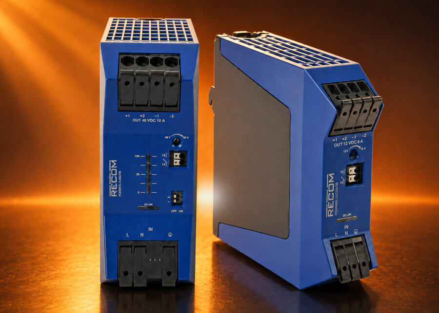 AutomationDirect has added RECOM Power RACPRO1 series single-phase DC power supplies which are a highly reliable, low-cost solution for harsh industrial automation and renewable energy applications.