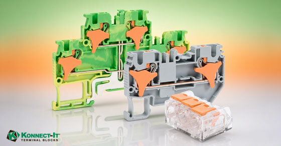 More Konnect-It Push-in Terminal Blocks, New Klemsan Splicing Connectors ...
