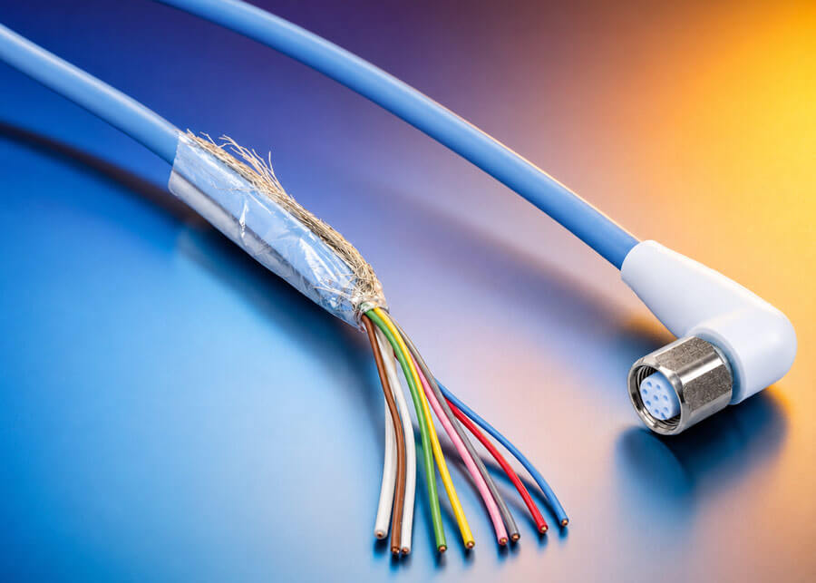 AutomationDirect has added Murrelektronik M12 A-coded 8-pin shielded cables that are made to deliver dependable connectivity in harsh industrial and hygienic environments.
