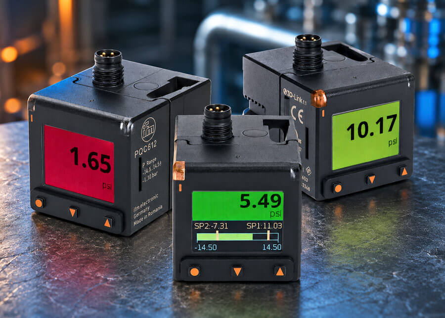 AutomationDirect has added ifm efector PQ series digital pressure transmitters that combine IO-Link communication, a multi-mode TFT display, and versatile output options in a compact, rugged housing ideal for space-constrained installations.