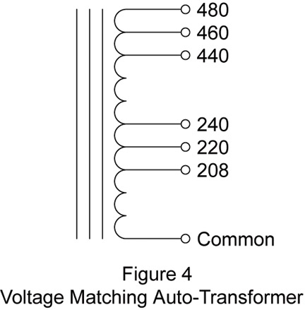 Voltage Matching Auto Transformer