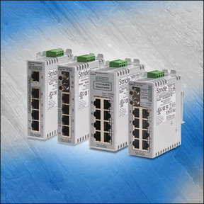 Industrial Ethernet Switches Rated For Wide Temperatures