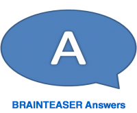 Brainteaser Answers – Issue 26, 2013