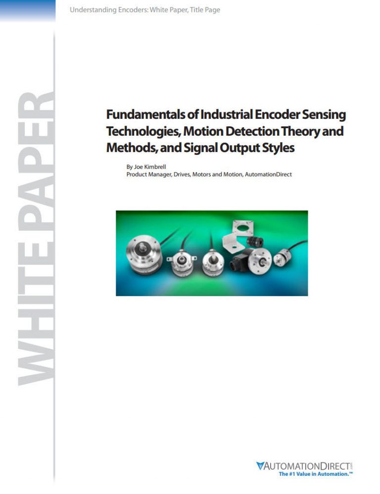 Understanding Encoders | White Paper |Library.AutomatioDirect