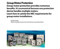 Group Motor Protection | White Paper