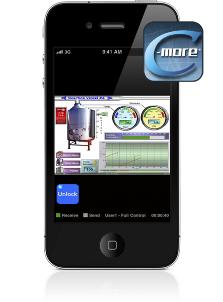 c-more smartphone app