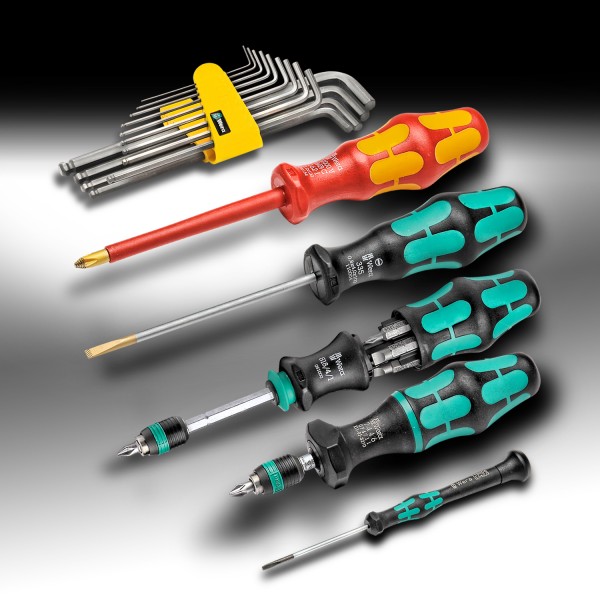 Wera screwdrivers, designed for optiuml ergonomics