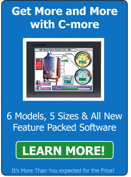 C-more HMIs - 6 models, 5 sizes